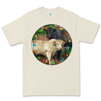 Bone Christmas Charolais Bull And Black Angus Bull Premium Tee - RanaPortraitStore