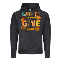 Vintage Black gather around and give thanks Vintage Hoodie - CowGirlArtShop