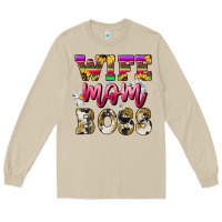 Wife Mom Boss Daisy Mother's Day Long Sleeve Tee | Teevron