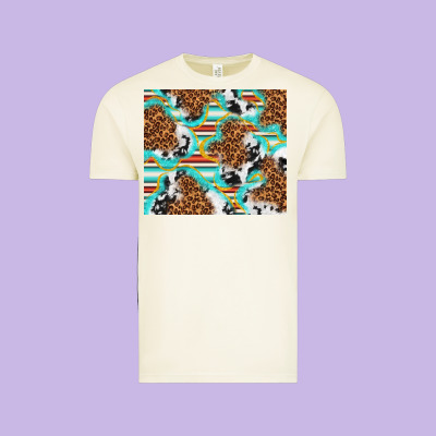 Serape Cowhide And Leopard With Glitter Vintage Tee Designed By Tumblerdesignbyshophia