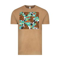 Vintage Camel serape cowhide and leopard with glitter Vintage Tee - TumblerDesignByShophia