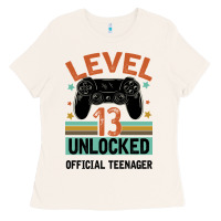 Bone Level 13 Unlocked Official Teenager 13th Birthday Ladies Tee - Bettercallsaul