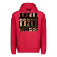 Cardinal melanin rised fist seamless pattern Premium Hoodie - BundleAndBundleShop