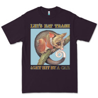 Plum Let's Eat Trash & Get Hit By A Car Premium Tee - Bettercallsaul