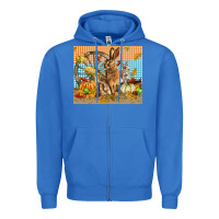 Fall Rabbit  Mousepad Zipper Hoodie | Teevron