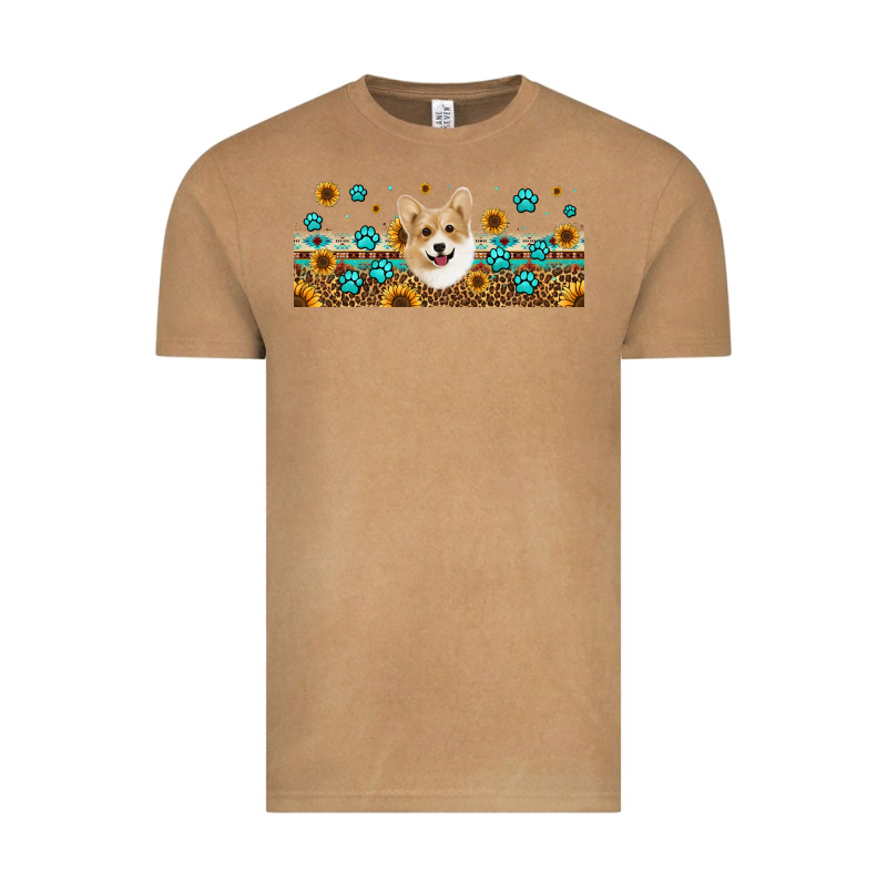 Western Corgi Dog Vintage Tee by Jasminsmagicworld | Teevron