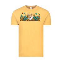 Vintage Mustard western corgi dog Vintage Tee - Jasminsmagicworld