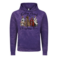 Cloud Purple rocking around the christmas tree Vintage Hoodie - CowGirlArtShop