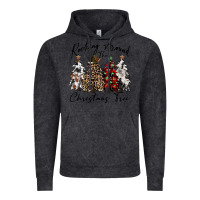 Vintage Black rocking around the christmas tree Vintage Hoodie - CowGirlArtShop