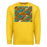 Lemon leopard cowhide  leather sunflowers Premium Sweatshirt - Artiststas
