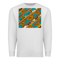 Oatmeal Heather leopard cowhide  leather sunflowers Premium Sweatshirt - Artiststas