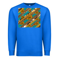 True Royal leopard cowhide  leather sunflowers Premium Sweatshirt - Artiststas