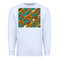 White leopard cowhide  leather sunflowers Premium Sweatshirt - Artiststas