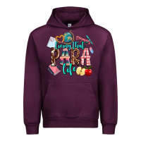Mauve Wine living that  para  life Urban Hoodie - AdoDesignShop