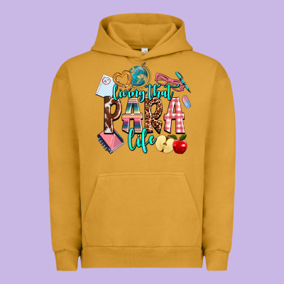 Living That  Para  Life Urban Hoodie Designed By Adodesignshop