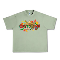 Oil Green cinco de mayo custodian Urban Heavy Tee - CowGirlArtShop