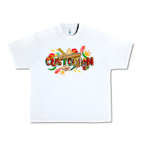 White cinco de mayo custodian Urban Heavy Tee - CowGirlArtShop