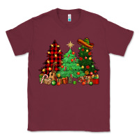 Burgundy Mexican Christmas trees Classic Tee - NancyCooperArtShop