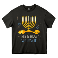 Asphalt this is how we jew it funny jewish ugly hanukkah christmas Heavy Core Tee - minhPixels