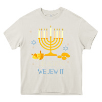Cream this is how we jew it funny jewish ugly hanukkah christmas Heavy Core Tee - minhPixels