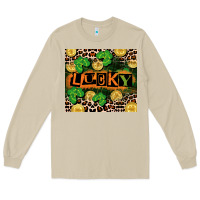 Mushroom St. Patricks Day lucky Long Sleeve Tee - CowGirlArtShop