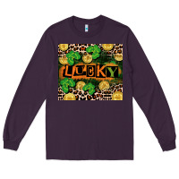 Plum St. Patricks Day lucky Long Sleeve Tee - CowGirlArtShop