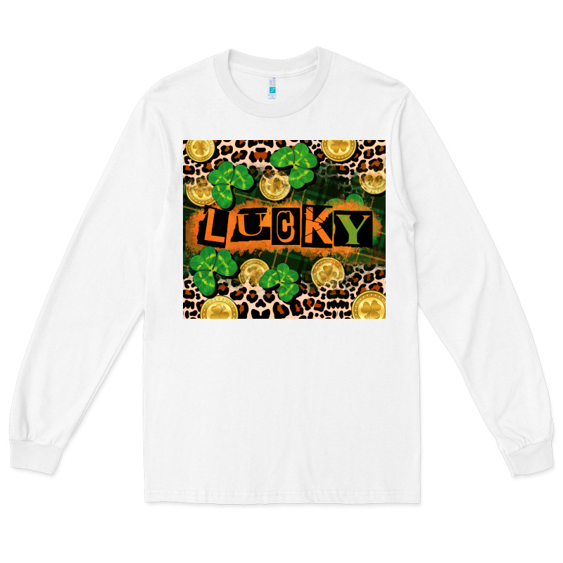 St. Patricks Day Lucky Long Sleeve Tee by CowGirlArtShop | Teevron