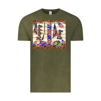 Vintage Olive happy memorial day Vintage Tee - TumblerDesignByShophia