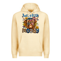 Pina Colada just a little moody 4th of july long haired cow Premium Hoodie - Jasminsmagicworld