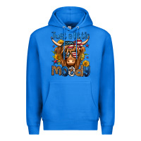 True Royal just a little moody 4th of july long haired cow Premium Hoodie - Jasminsmagicworld