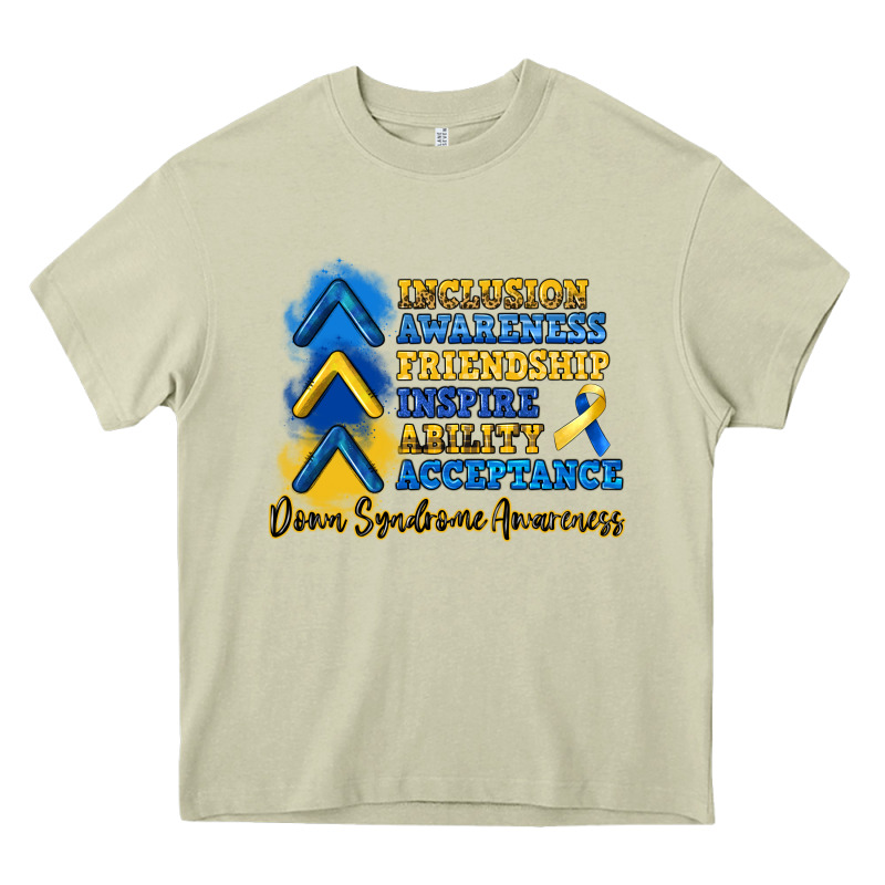 Down Syndrome Awareness Heavy Core Tee by Artiststas | Teevron