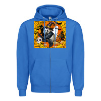 Panda Halloween Zipper Hoodie | Teevron