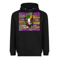 Black mardi gras cow Heavyweight Hoodie - Artiststas