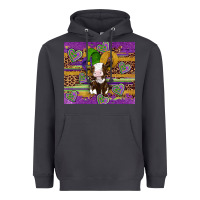 Smoke mardi gras cow Heavyweight Hoodie - Artiststas