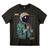 Asphalt astronaut space travel retro aesthetic streetwear t shirt Heavy Core Tee - minhPixels