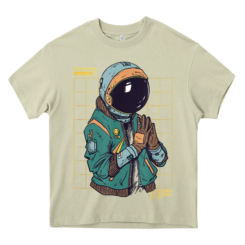 Astronaut Space Travel Retro Aesthetic Streetwear T Shirt Heavy Core Tee by minhPixels | Teevron