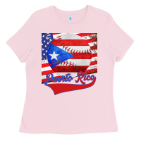 Bubblegum Pink Puerto Rico Baseball Ladies Tee - Bettercallsaul