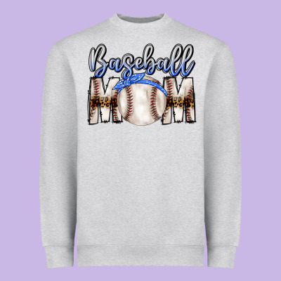 Baseball Mom Heavyweight Sweatshirt Designed By Cowhidedigitalart