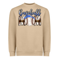 Mushroom Baseball Mom Heavyweight Sweatshirt - CowhideDigitalArt
