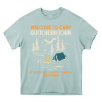 Arona welcome to camp quitcherbitchin camping camp quitcherbitchin Heavy Core Tee - minhPixels