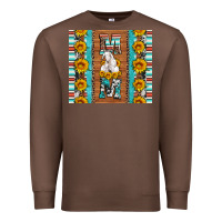 Chestnut goat family mom sunflowers serape leopard cowhide tumbler Premium Sweatshirt - Artiststas