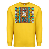 Lemon goat family mom sunflowers serape leopard cowhide tumbler Premium Sweatshirt - Artiststas