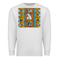 Oatmeal Heather goat family mom sunflowers serape leopard cowhide tumbler Premium Sweatshirt - Artiststas
