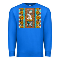 True Royal goat family mom sunflowers serape leopard cowhide tumbler Premium Sweatshirt - Artiststas