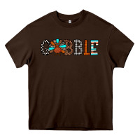 Chocolate Brown gobble Heavy Core Tee - JahusDesignShop
