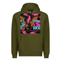Army Green freedom rocks seamless pattern Premium Hoodie - BundleAndBundleShop