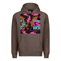 Coffee freedom rocks seamless pattern Premium Hoodie - BundleAndBundleShop