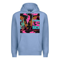 Colony Blue freedom rocks seamless pattern Premium Hoodie - BundleAndBundleShop