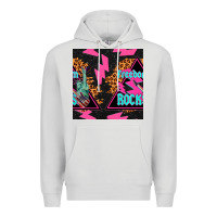 Dove Grey freedom rocks seamless pattern Premium Hoodie - BundleAndBundleShop