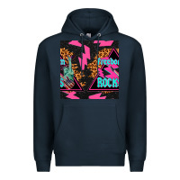 Navy freedom rocks seamless pattern Premium Hoodie - BundleAndBundleShop